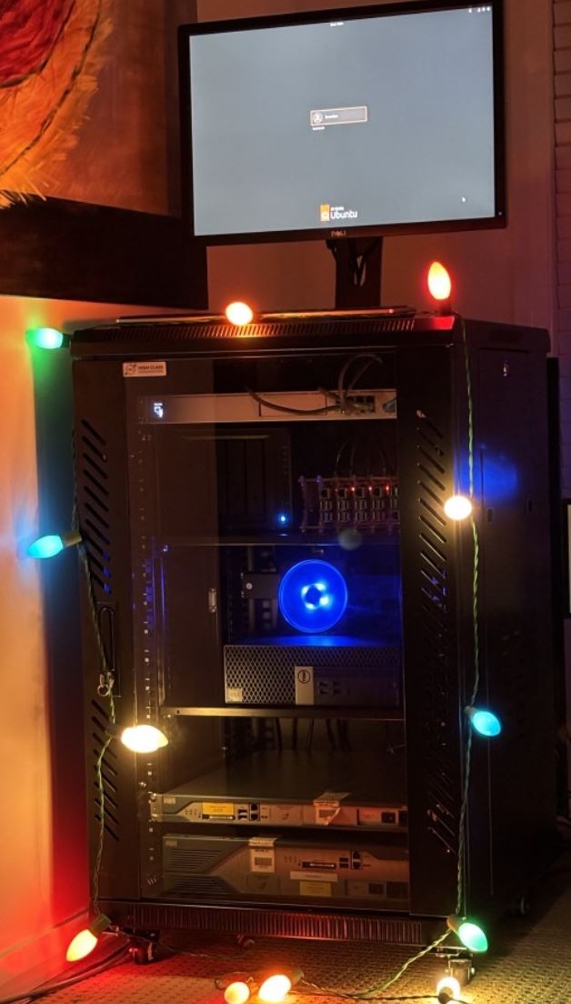 Homelab at Christmas